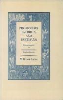 Cover of: Promoters, patriots, and partisans: historiography in nineteenth-century English Canada