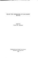 Selected sermons of Zachary Boyd by Zacharie Boyd