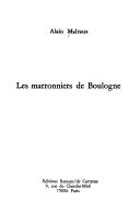 Cover of: Les marronniers de Boulogne