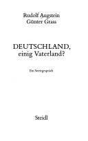 Cover of: Deutschland, einig Vaterland? by Rudolf Augstein