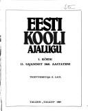 Cover of: Eesti kooli ajalugu