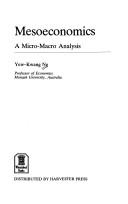 Cover of: Mesoeconomics: a micro-macro analysis