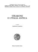 Cover of: Strabone e l'Italia antica