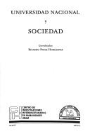 Cover of: Universidad Nacional y sociedad