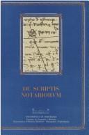 Cover of: De scriptis notariorum (s. XI-XV). by 