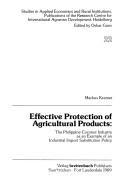 Cover of: Effective protection of agricultural products by Markus Kramer