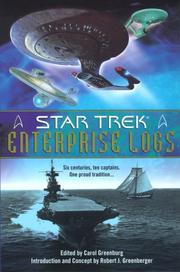 Cover of: Enterprise Logs by conceived by Robert Greenberger ; edited by Carol Greenburg.