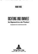 Cover of: Dichtung und Umwelt by Rudolf Kreis