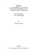 Cover of: Studien zur Entzifferung der Schrift altkoreanischer Dichtung by Werner Sasse
