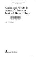 Cover of: Capital and wealth in Australia's post-war national balance sheets