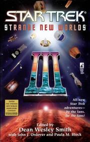Cover of: Strange New Worlds III: Star Trek