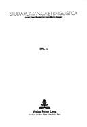 Cover of: Studien zur Saussure-Rezeption in Italien
