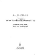 Cover of: Appians Abriss der Seleukidengeschichte (Syriake 45,232-70,369): Text und Kommentar