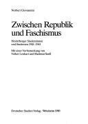 Cover of: Zwischen Republik und Faschismus by Norbert Giovannini