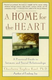 Cover of: A Home For The Heart by Charlotte Sophia Kasl