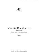 Cover of: Vicente Rocafuerte: epistolario