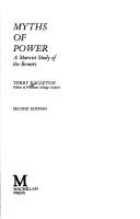 Cover of: Myths of power: a Marxist study of the Brontës