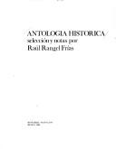Cover of: Antología histórica