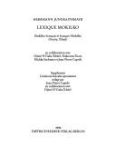 Cover of: Lexique mokilko by Herrmann Jungraithmayr