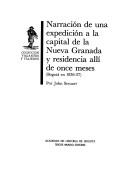 Narración de una expedición a la capital de la Nueva Granada y residencia allí de once meses by John Steuart