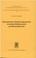 Cover of: Internationale Versicherungsaufsicht zwischen Kollisionsrecht und Wirtschaftsrecht