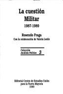 Cover of: La cuestión militar, 1987-1989