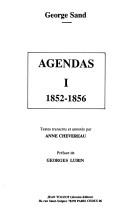 Cover of: Agendas by George Sand