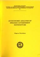 Cover of: An economic analysis of Swedish government expenditure