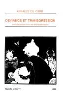 Cover of: Déviance et transgression dans la littérature et les arts britanniques