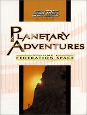 Cover of: Planetary Adventures: Federation Space (Star Trek, the Next Generation)