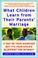 Cover of: What Children Learn from Their Parents' Marriage