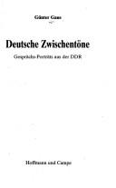 Cover of: Deutsche Zwischentöne: Gesprächs-Porträts aus der DDR