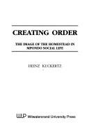 Creating order by H. Kuckertz