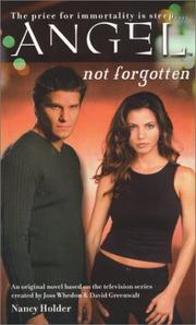 Cover of: not forgotten