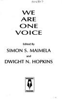 Cover of: We are one voice