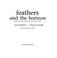 Cover of: Feathers and the horizon