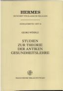 Cover of: Studien zur Theorie der antiken Gesundheitslehre