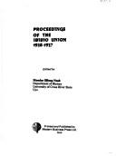 Cover of: Proceedings of the Ibibio Union, 1928-1937