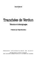 Cover of: Tranchées de Verdun by Daniel Mornet