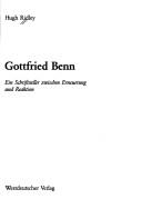 Cover of: Gottfried Benn by Hugh Ridley