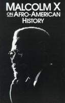 Cover of: Malcolm X on Afro-American history.