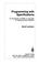 Cover of: Programming with specifications
