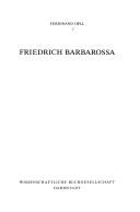 Cover of: Friedrich Barbarossa by Ferdinand Opll