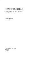 Cover of: Genghis Khan, conqueror of the world