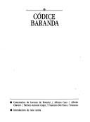 Cover of: Códice Baranda by comentarios de Lorenzo de Boturini ... [et al.] ; introducción de René Acuña.