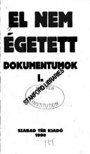 Cover of: El nem égetett dokumentumok