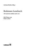 Bodensee-Lesebuch by Jochen Kelter