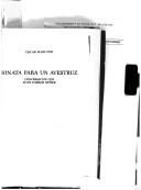 Cover of: Sonata para un avestruz: conversación con Juan Carlos Núñez