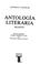 Cover of: Antología literaria