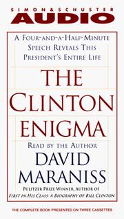Cover of: The Clinton Enigma, The by 